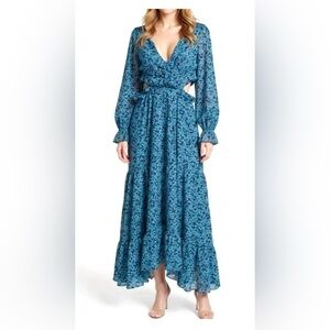 Misa Los Angeles - Amelia Ruffle Cutout Maxi Dress